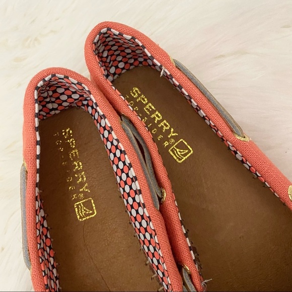 Sperry | Katama neon coral boat shoe - Picture 3 of 6
